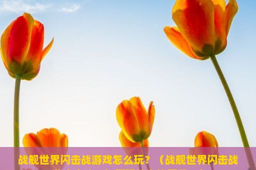 战舰世界闪击战游戏怎么玩？（战舰世界闪击战游戏攻略，如何玩转海战巨兽？）