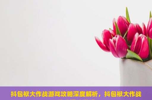 抖包袱大作战游戏攻略深度解析，抖包袱大作战游戏玩法详解