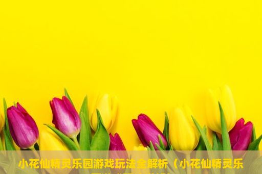 小花仙精灵乐园游戏玩法全解析（小花仙精灵乐园游戏玩法详解）