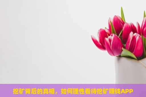 挖矿背后的真相，如何理性看待挖矿赚钱APP