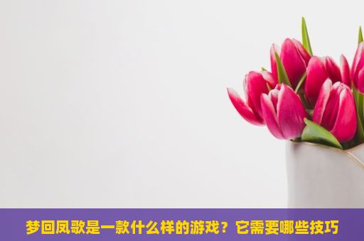 梦回凤歌是一款什么样的游戏？它需要哪些技巧和策略才能在战斗中获得胜利？梦回凤歌游戏玩法详解