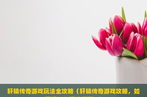 轩辕传奇游戏玩法全攻略（轩辕传奇游戏攻略，如何轻松上手并畅玩？）