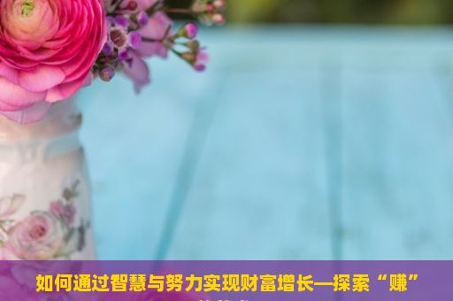 如何通过智慧与努力实现财富增长—探索“赚”的艺术，