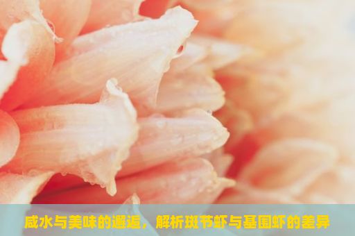 咸水与美味的邂逅，解析斑节虾与基围虾的差异