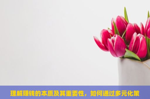 理解赚钱的本质及其重要性，如何通过多元化策略实现稳定赚钱？