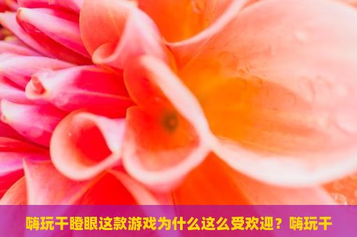 嗨玩干瞪眼这款游戏为什么这么受欢迎？嗨玩干瞪眼，解锁新奇游戏体验的奥秘