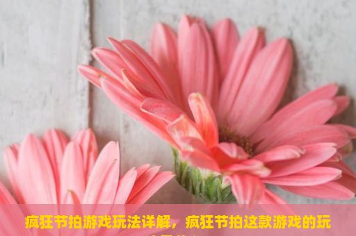 疯狂节拍游戏玩法详解，疯狂节拍这款游戏的玩法是什么？