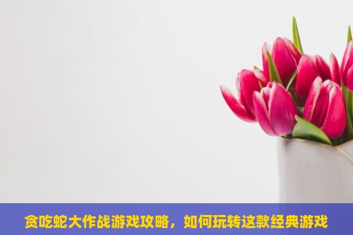 贪吃蛇大作战游戏攻略，如何玩转这款经典游戏？