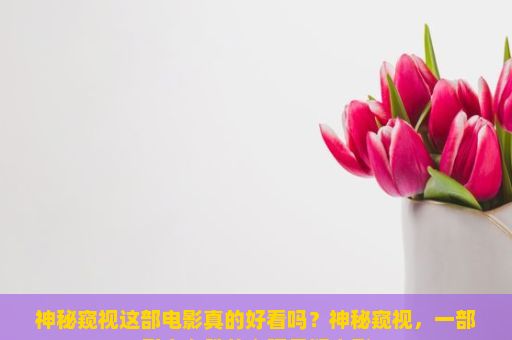 神秘窥视这部电影真的好看吗？神秘窥视，一部引人入胜的心理悬疑电影