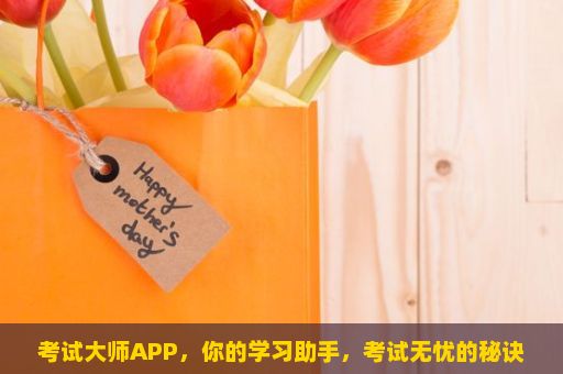 考试大师APP，你的学习助手，考试无忧的秘诀