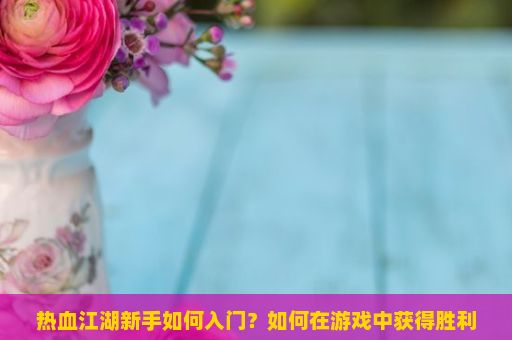 热血江湖新手如何入门？如何在游戏中获得胜利？热血江湖游戏攻略，如何玩转这款经典之作？