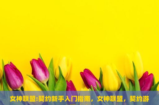 女神联盟:契约新手入门指南，女神联盟，契约游戏玩法攻略