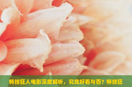 特技狂人电影深度解析，究竟好看与否？特技狂人电影真的好看吗？