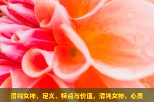 清纯女神，定义、特点与价值，清纯女神，心灵的净土与美丽的传说